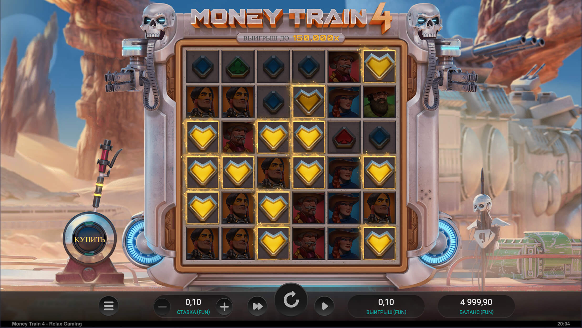 Слот Money Train 4 — 30 бесплатных спинов без депозита по промокоду JAM30